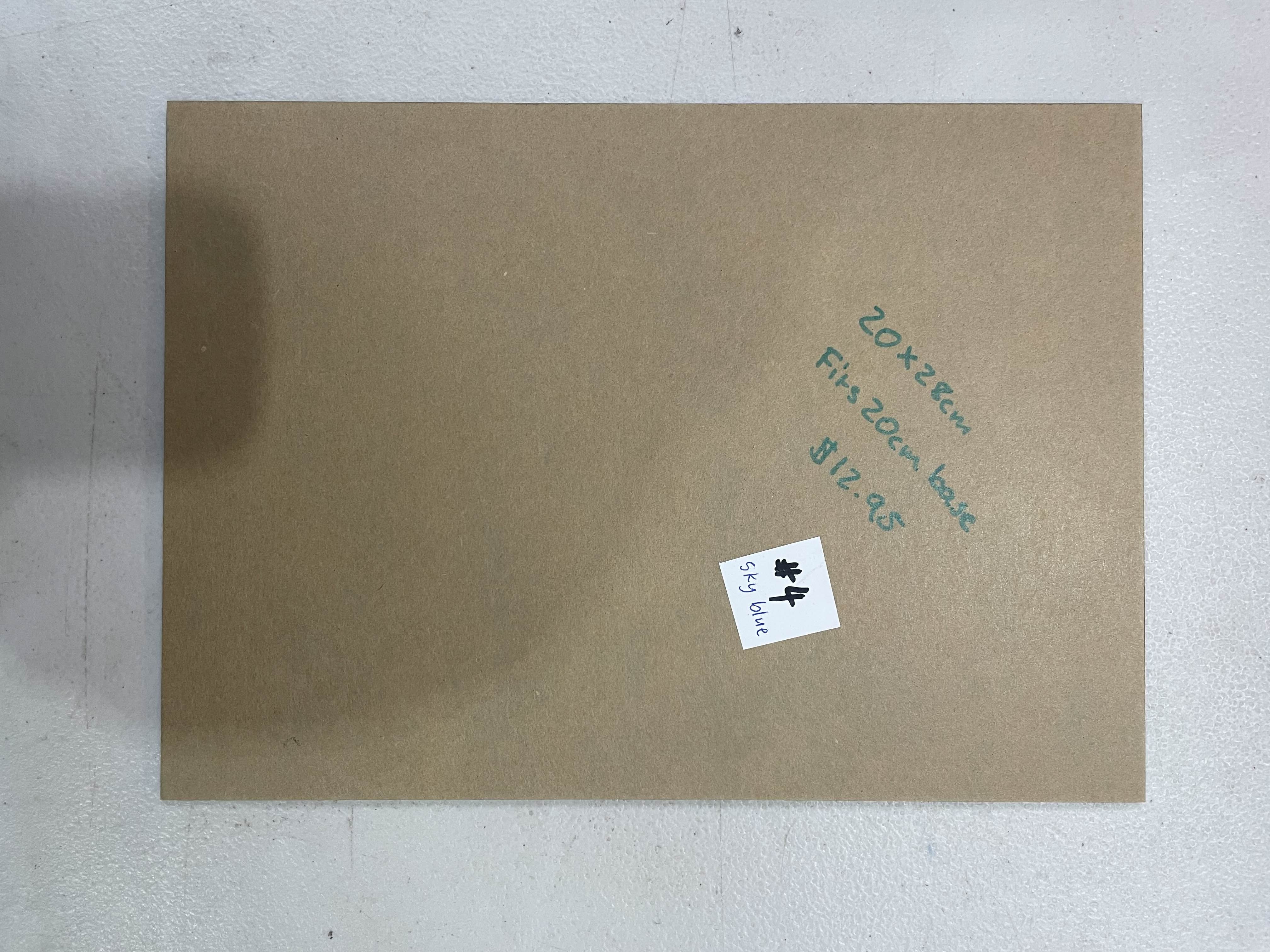 #4 - 200x280mm (fits 20cm stand) - Sky Blue
