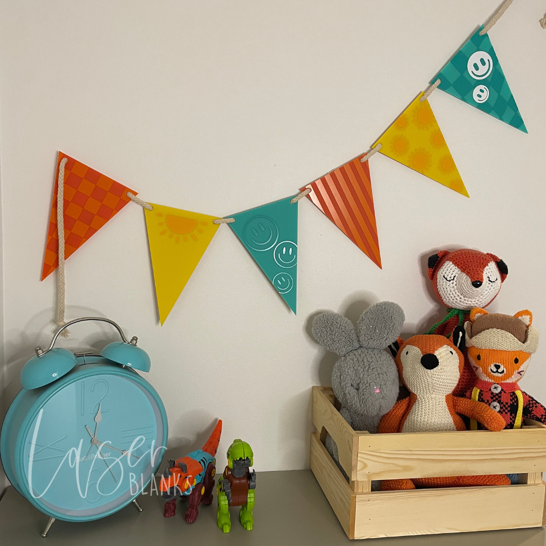 Triangle Bunting Craft Blank | 2mm & 3mm