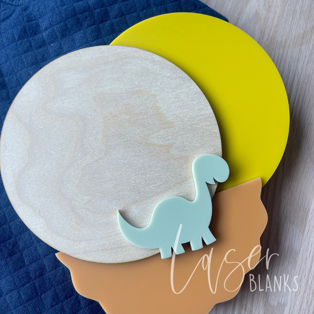 Dino Plaque | Layered Plaque | 150MM-600MM