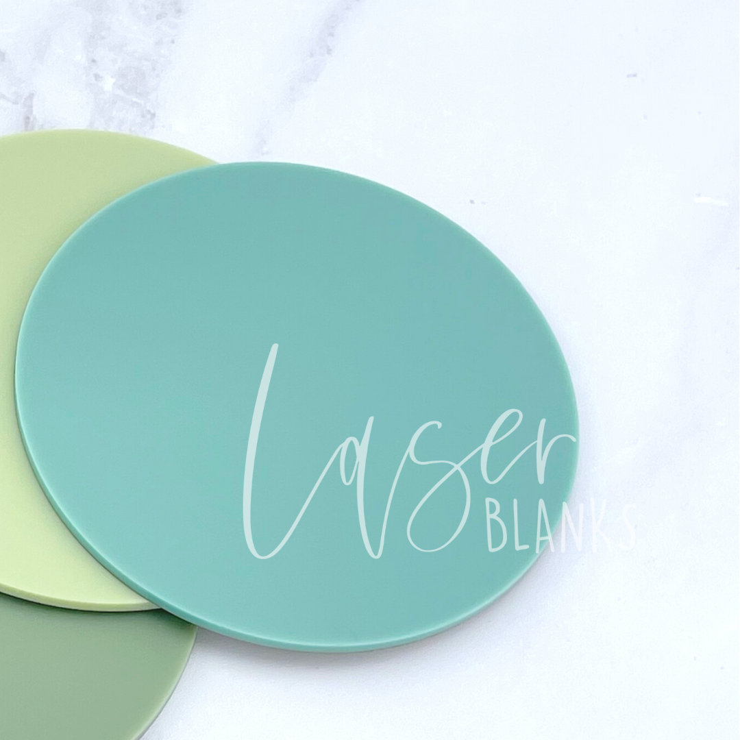 500mm Round Acrylic Blank 2mm 3mm 2mm Frosted - Main Image