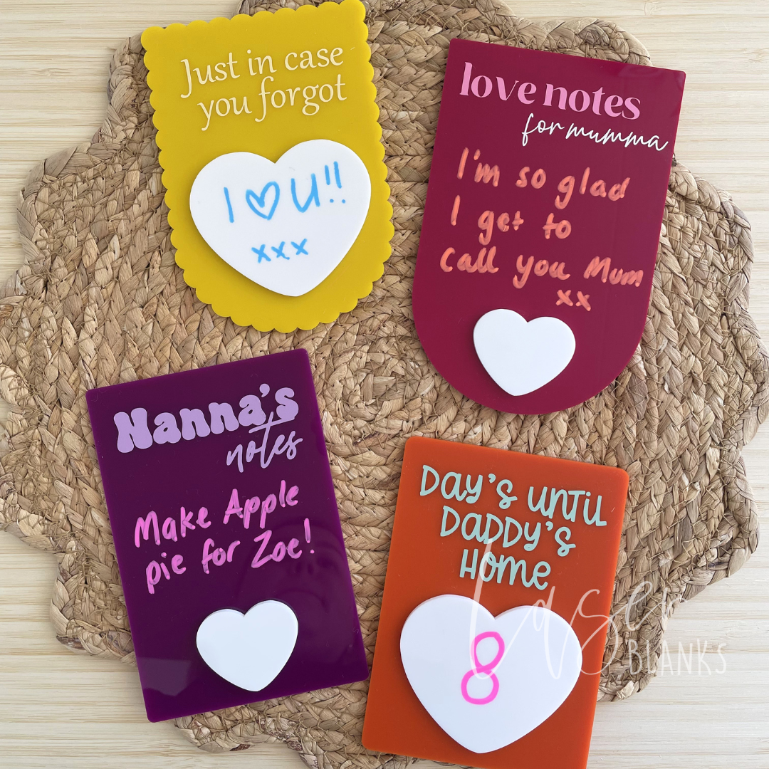 Dry Erase Little Notes | BLANK