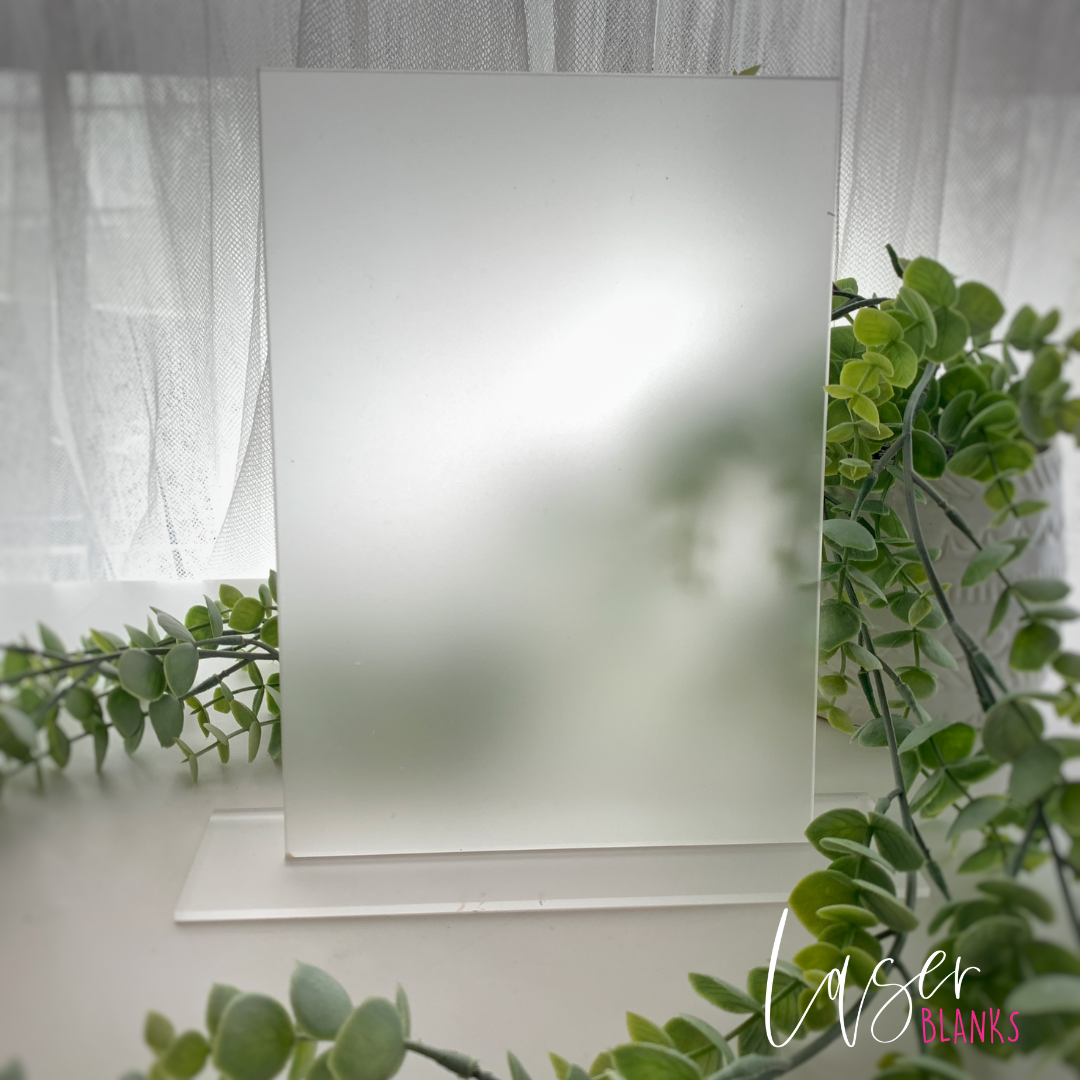 Rectangle A5 Sign + Stand | Acrylic Blank