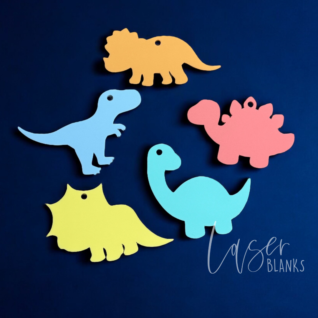 Dino Bag Tags | 5 Designs