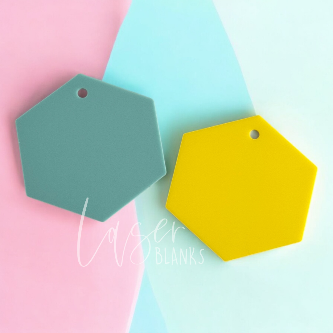 Hexagon Backpack Bag Tag | 80mm