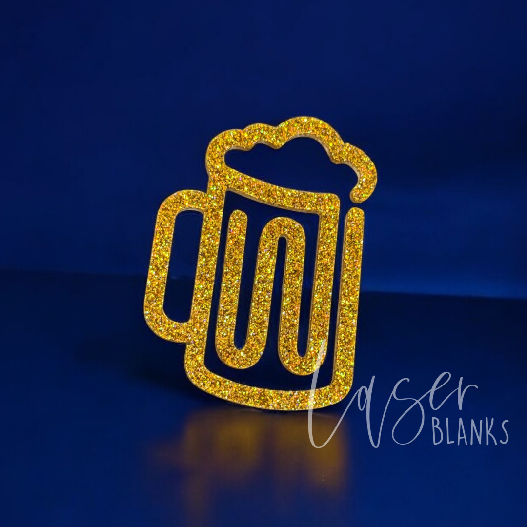 Beer Shape | Jumbo Paper Clip Bookmark
