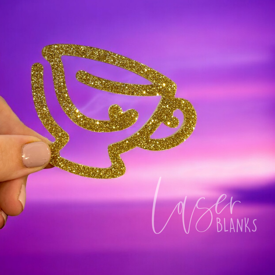 Tea-Cup Shape | Jumbo Paper Clip Bookmark
