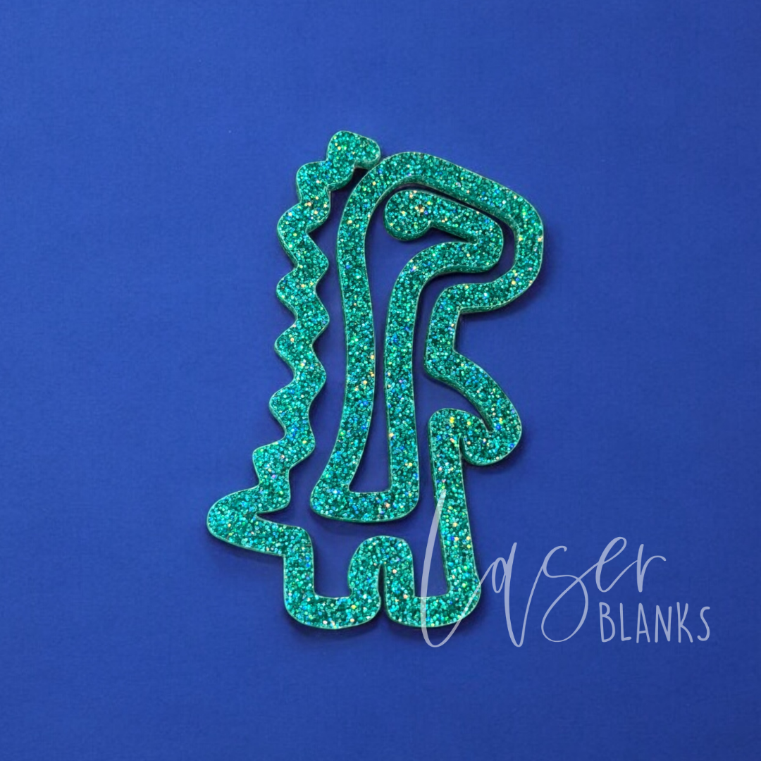 Dino Shape | Jumbo Paper Clip Bookmark