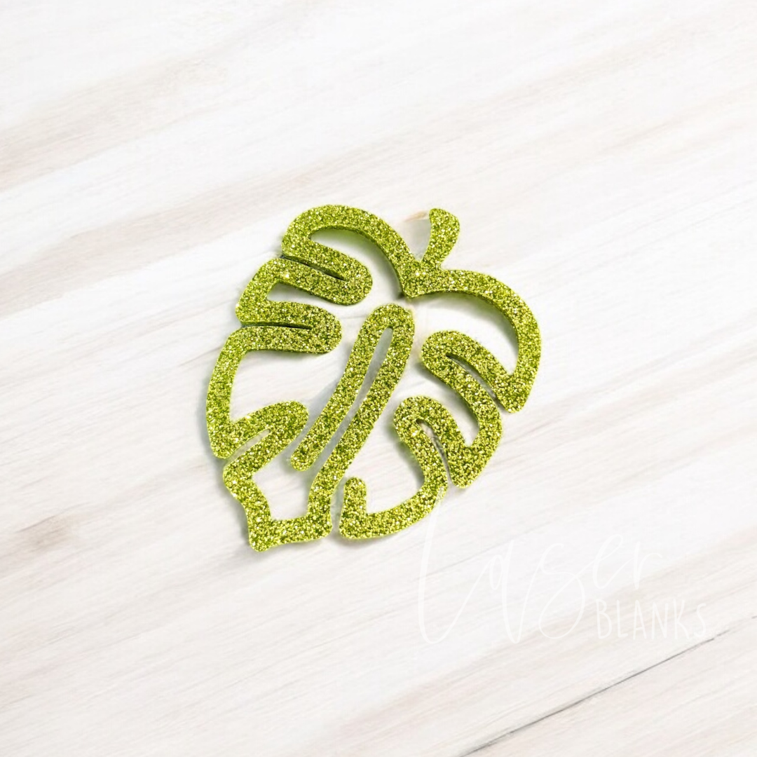 Monstera Shape | Jumbo Paper Clip Bookmark