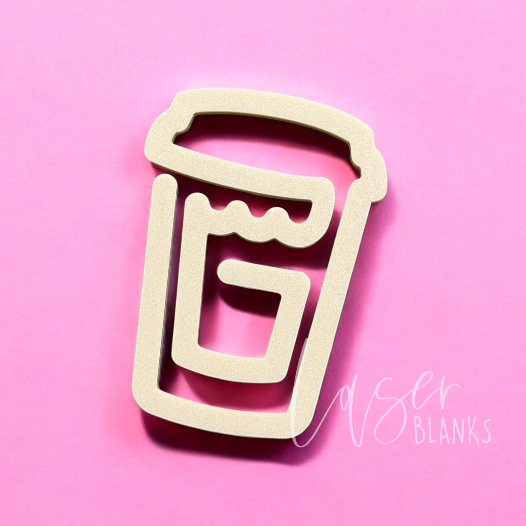 Coffee Cup Shape | Jumbo Paper Clip Bookmark