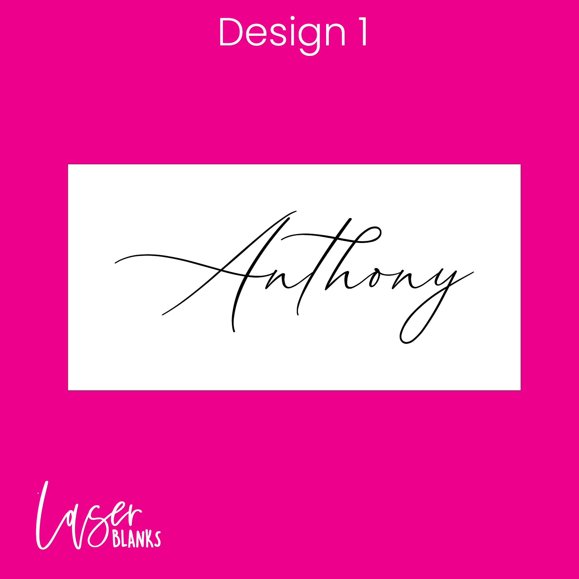 Engraved Rectangle Place Cards