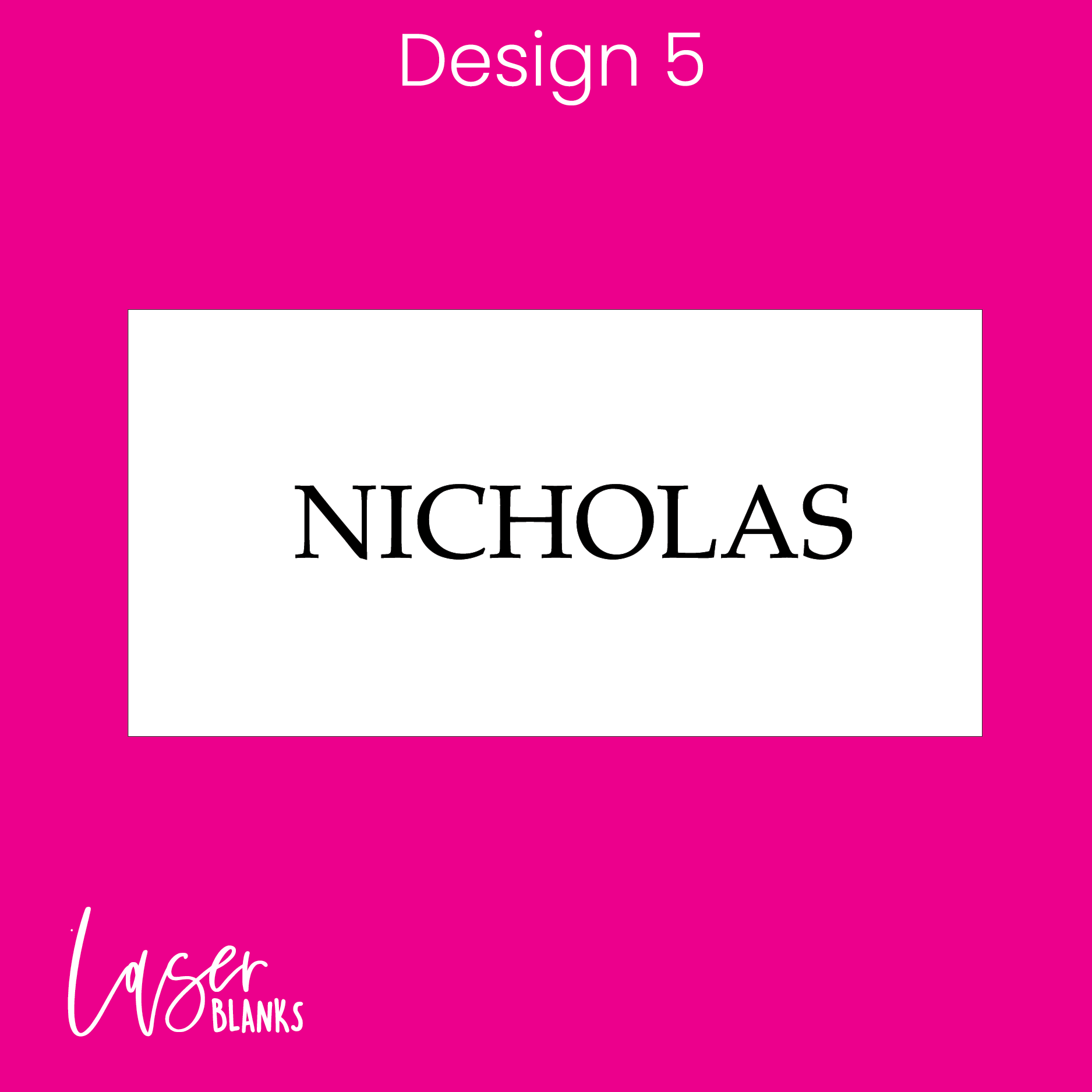 Engraved Rectangle Place Cards