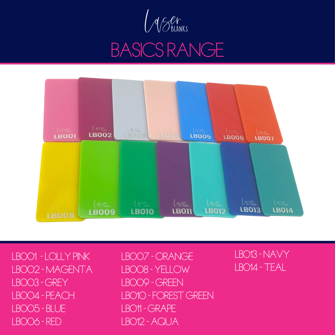 Twin Back Board | Baby Plaque Blank