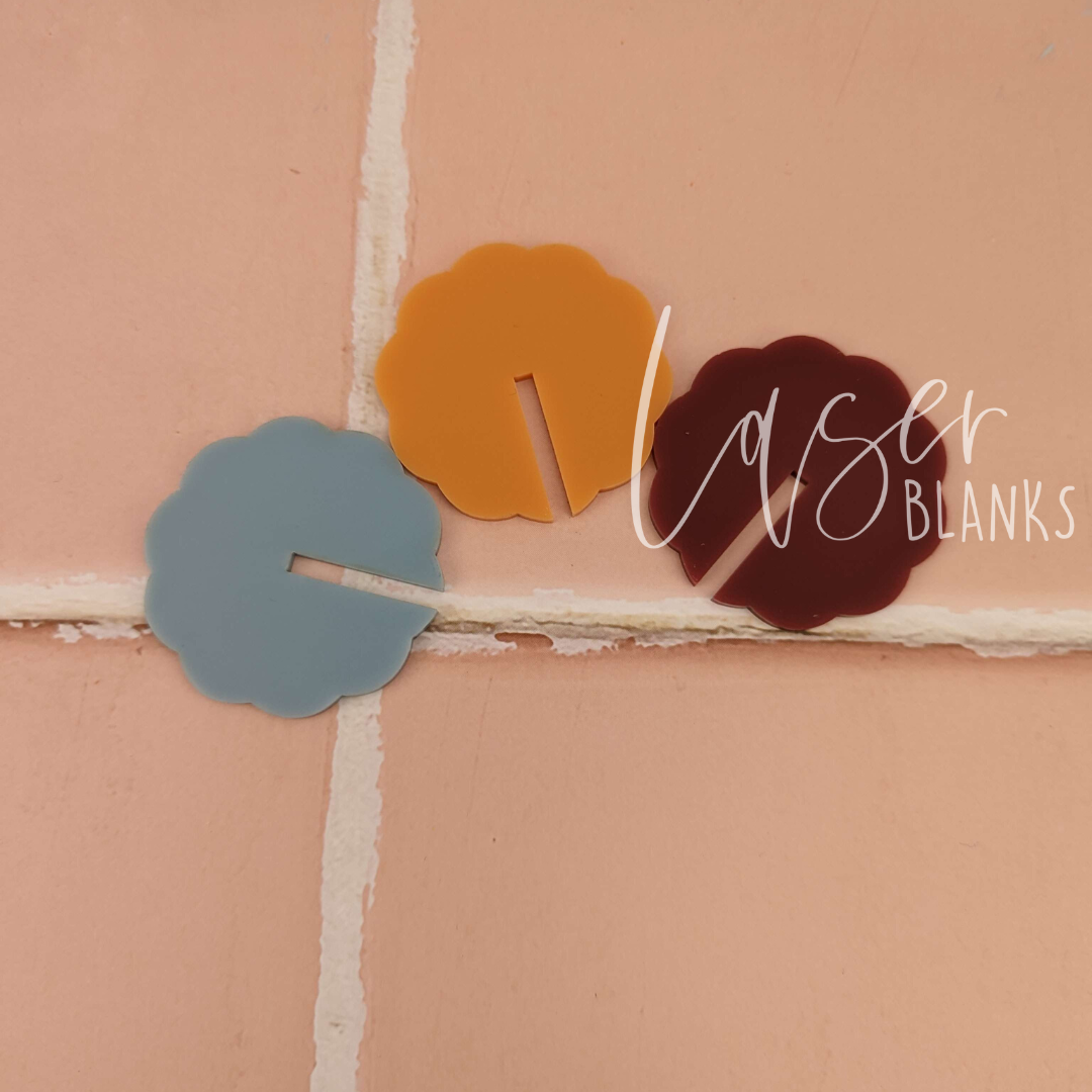 Wavy Drink Toppers | Drink Disc | Acrylic Blank