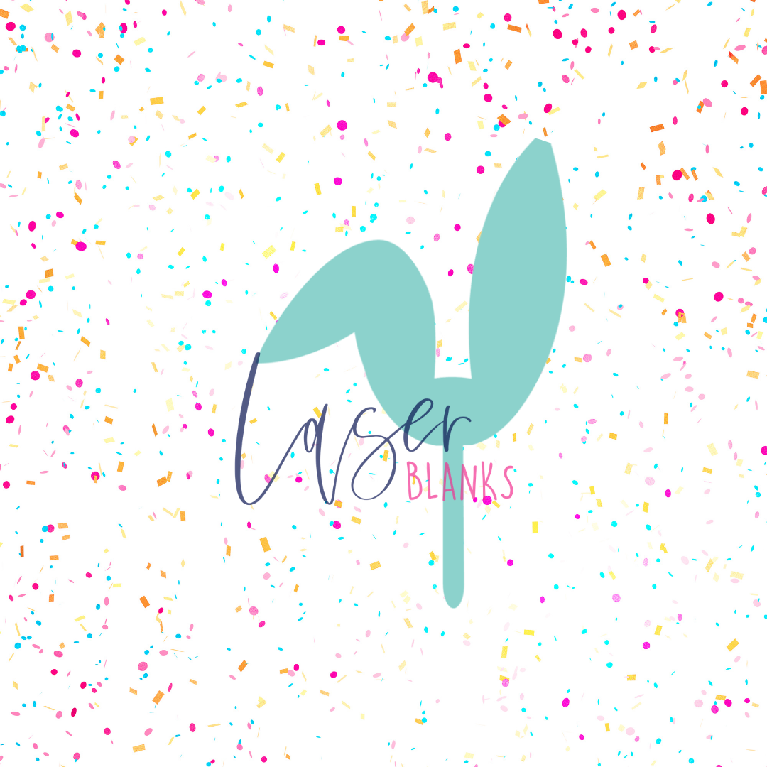 Bunny Ear Cupcake Toppers | Pack of 6