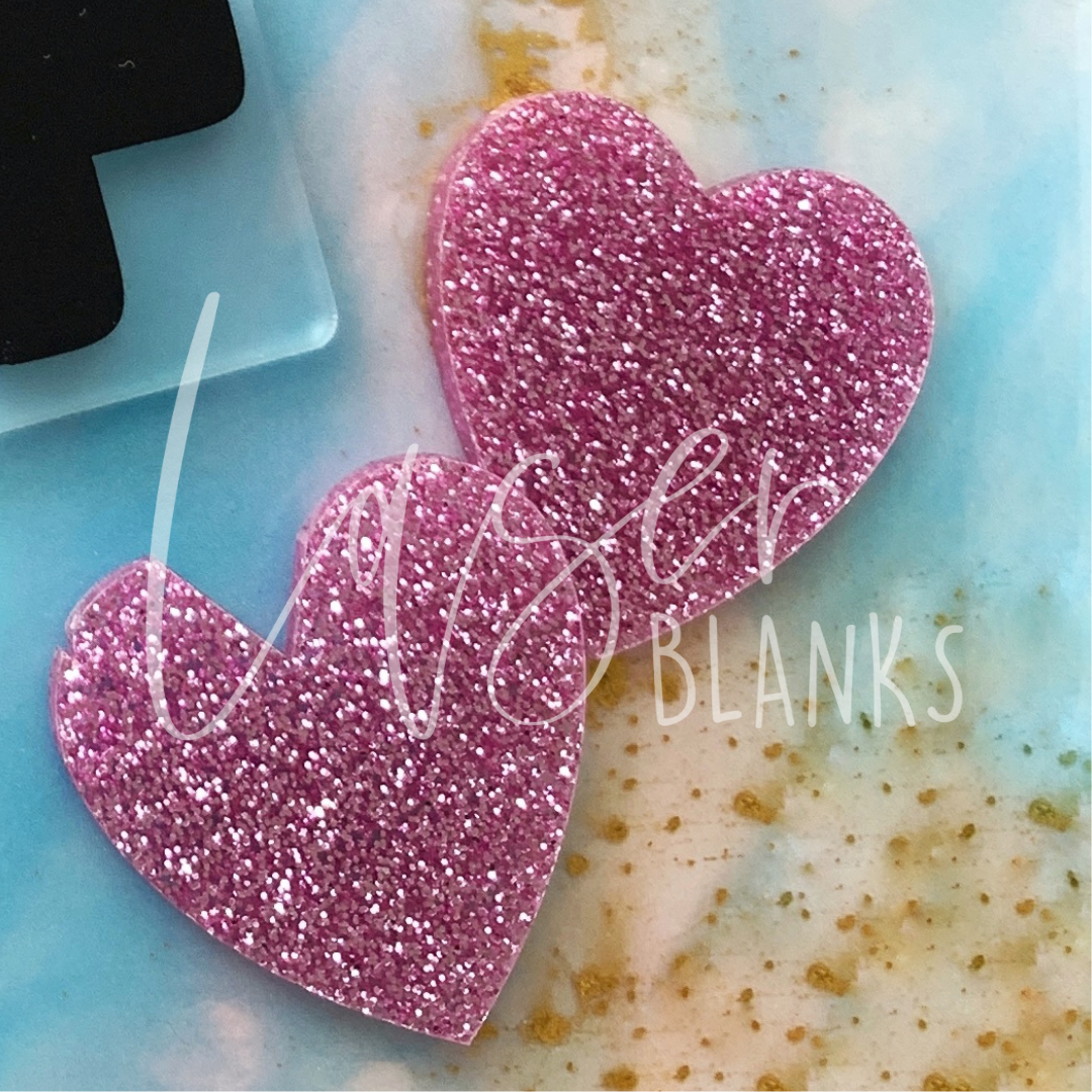Tic-Tac-Toe Pieces | 5 Pieces | Glitter