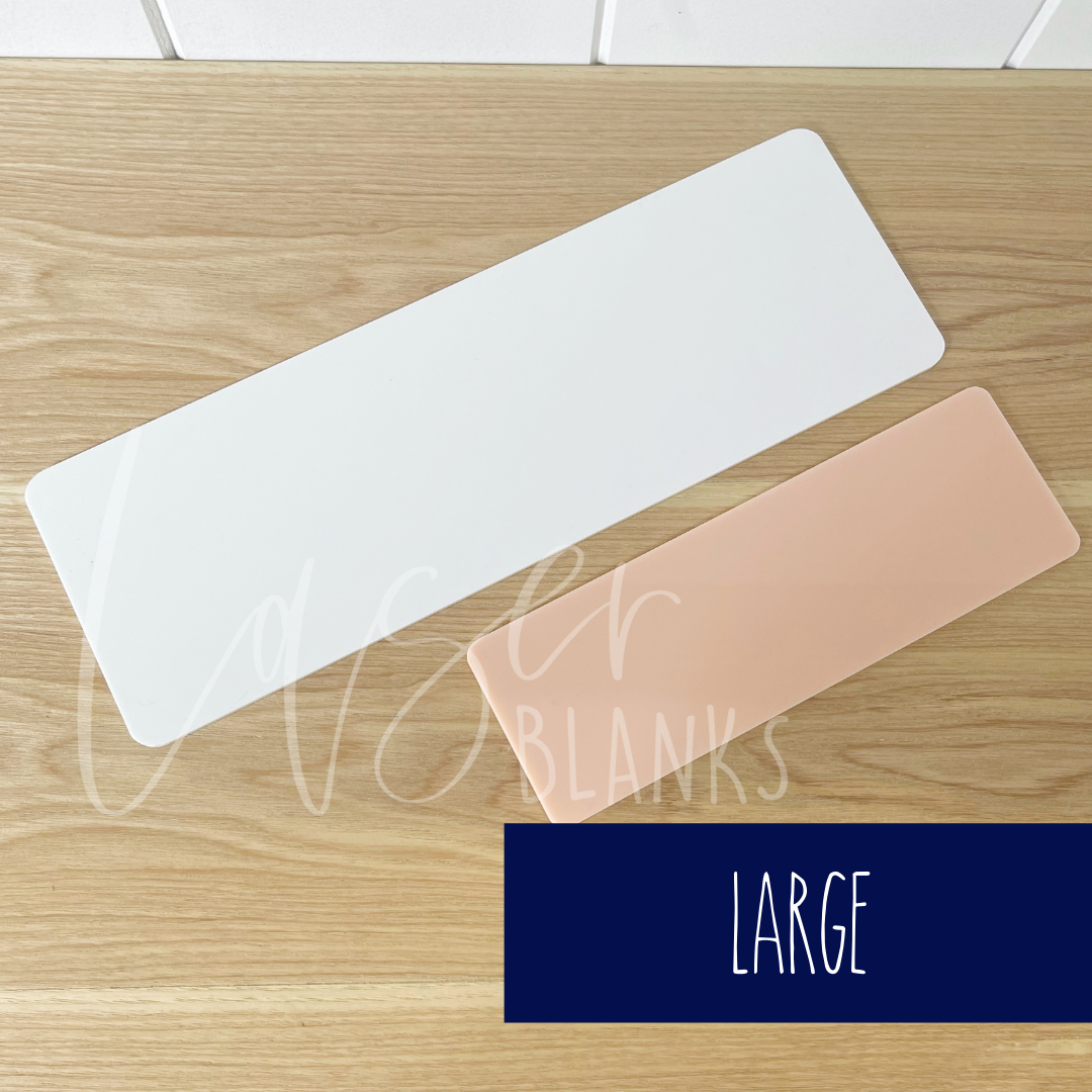 Rectangle Acrylic | Tile Alternative | Large | 30cm long