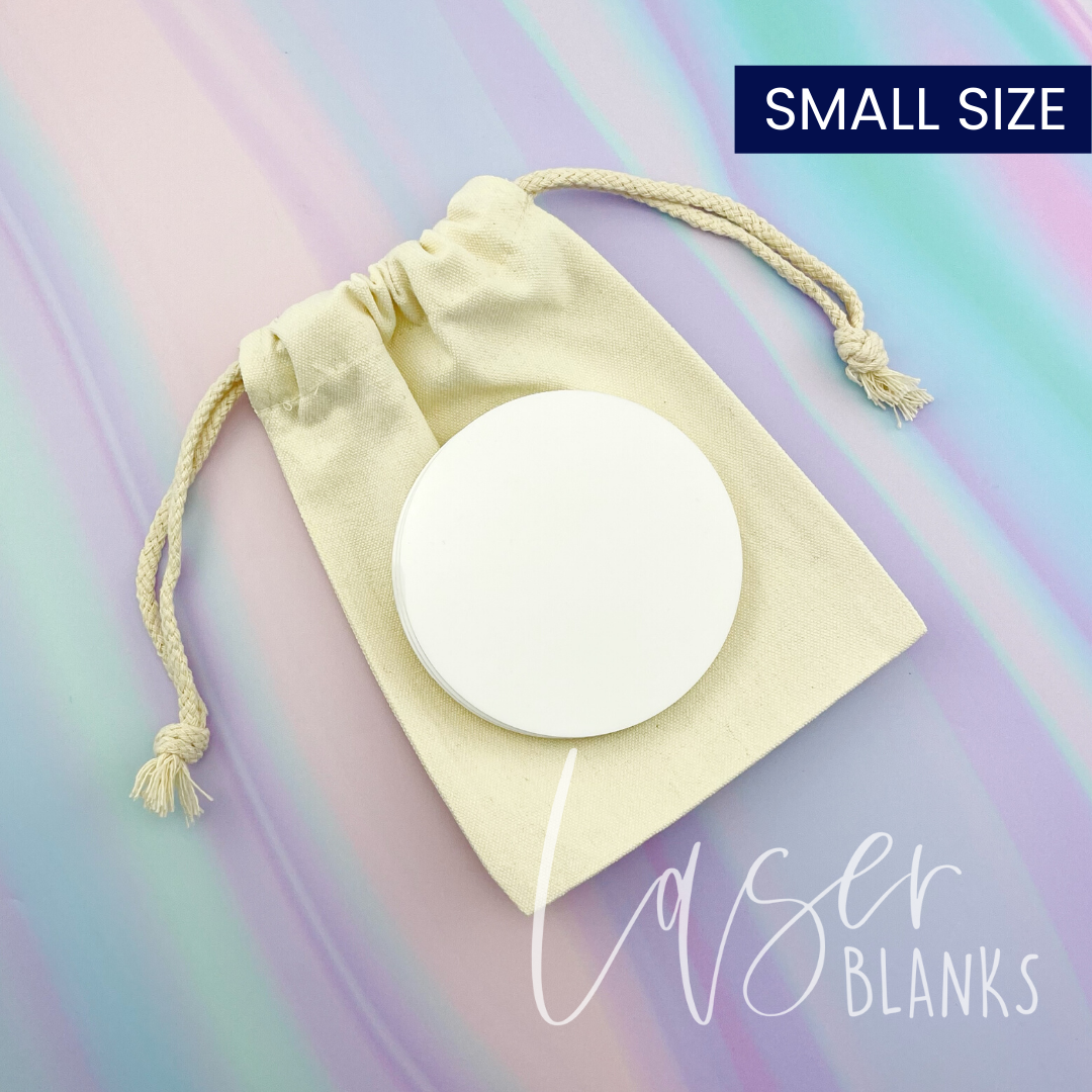 Drawstring Bags | Calico Bags | 3 Sizes