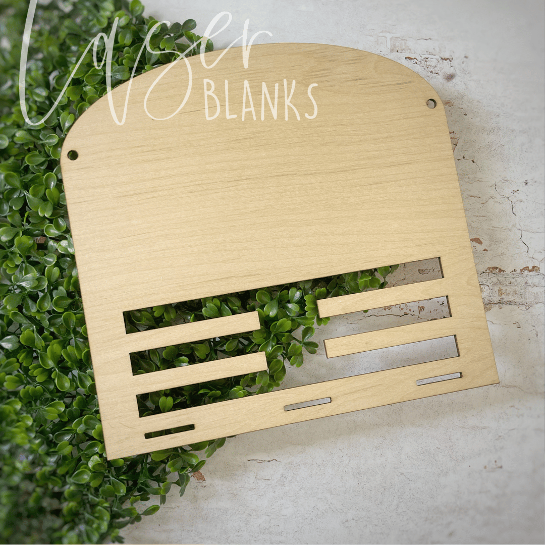 Large Arched Bow Holder | Acrylic Blank