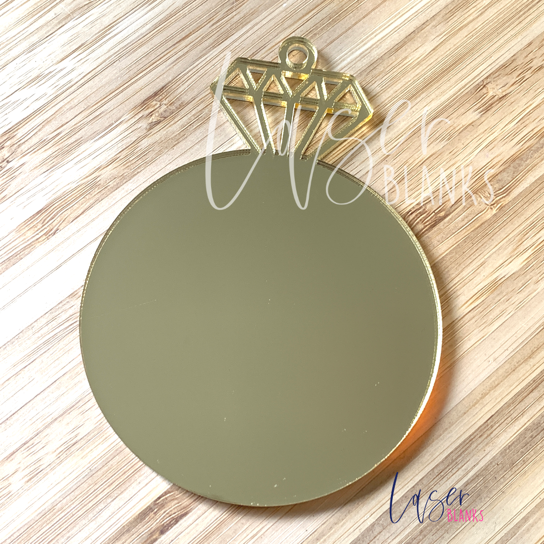 Engagement Ring | Diamond Ring Bauble | Gift Tag