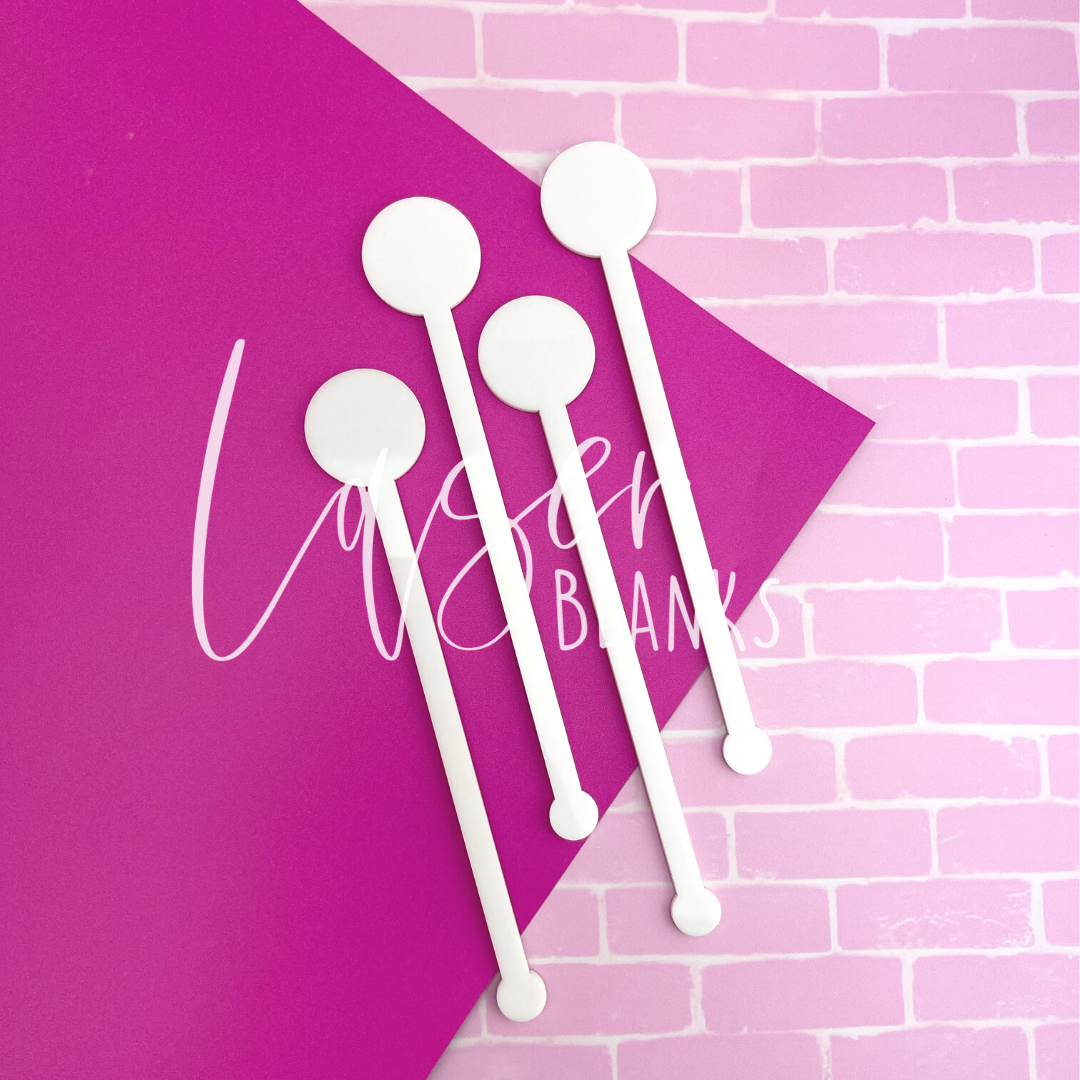 Swizzle Stick | Drink Stirrer | Acrylic Blank