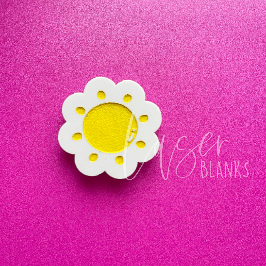 Sun Shape | Magnet Blank | Paint Fill