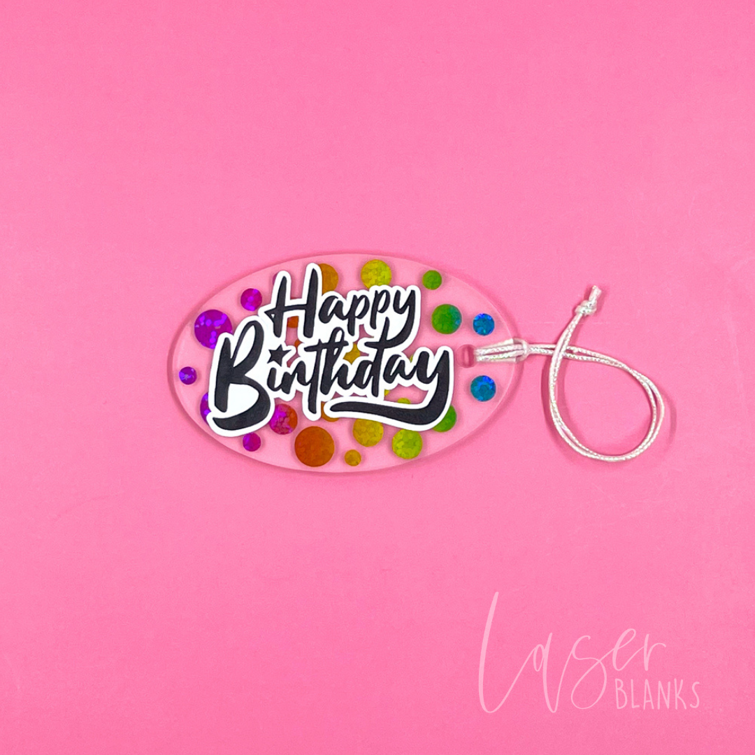 Oval Keyring | Bag Tag | Gift Tag