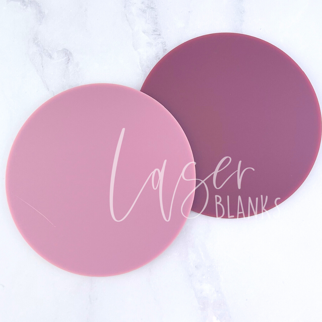 400mm Round Acrylic Blank | 3mm Naturals