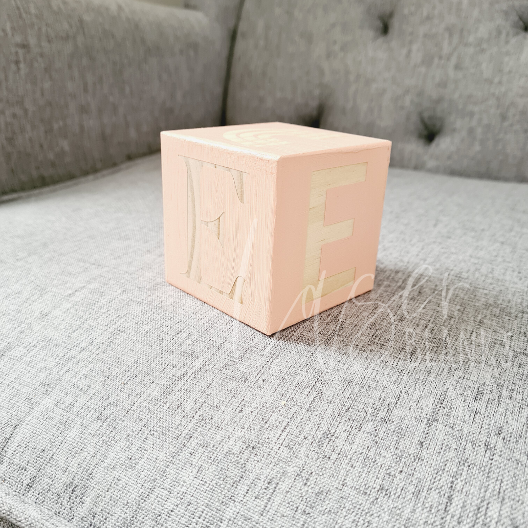 Raw Timber Blocks | 7cm | Cube