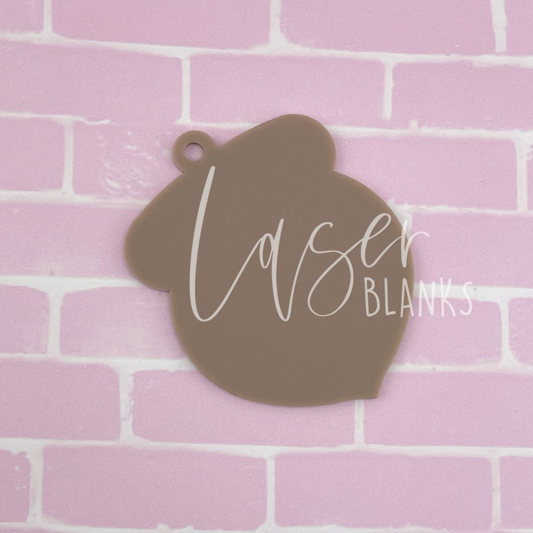 Acorn Decoration | Gift Tag Blank