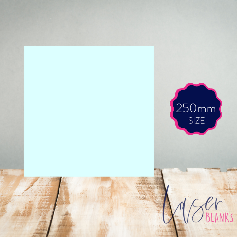 250mm Square Acrylic Blank | 3mm Pastel