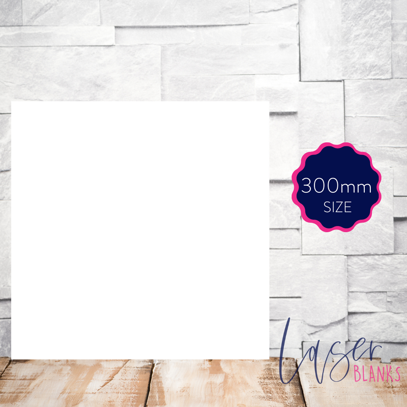 300mm Square Acrylic Blank | 2mm