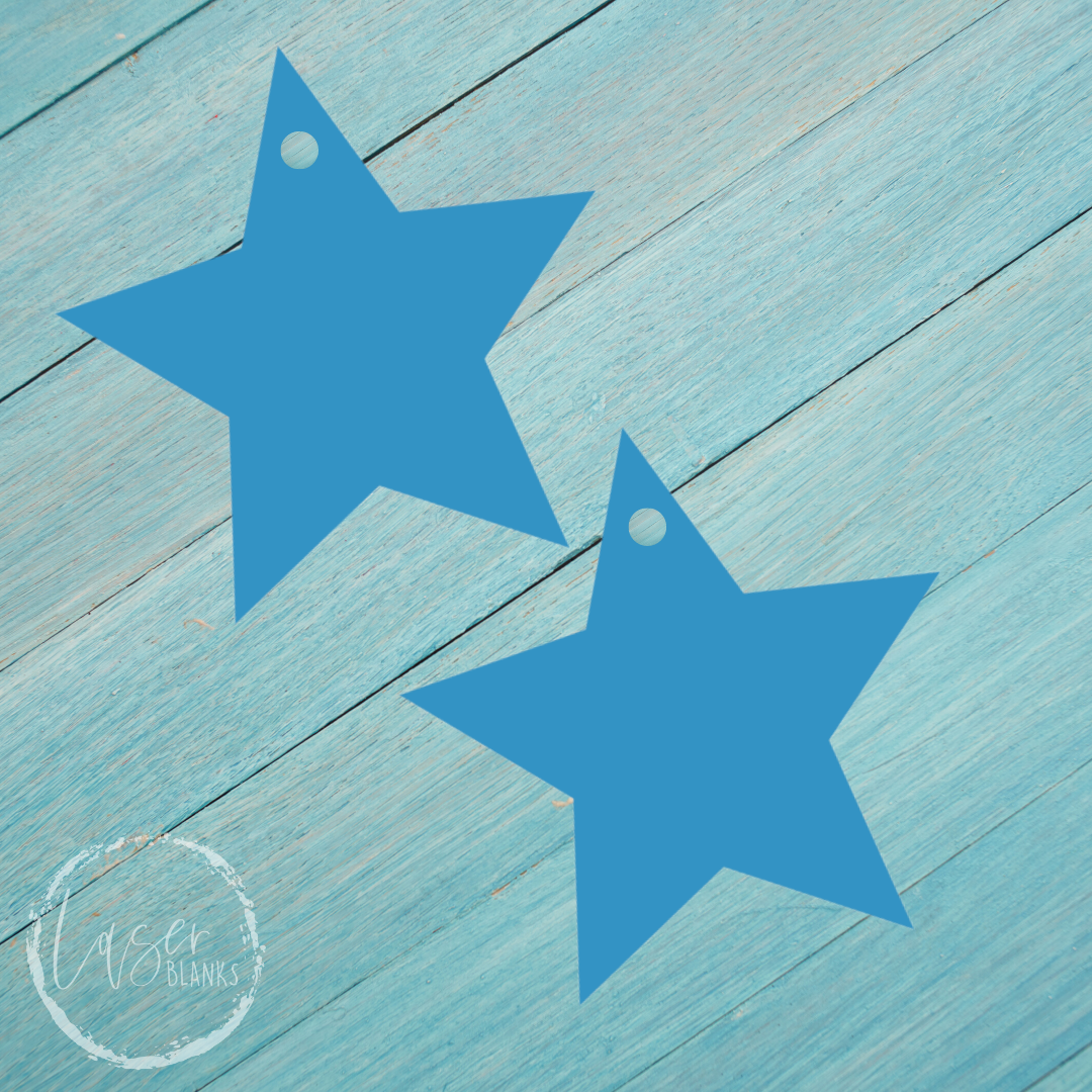 Star Acrylic Keyring 3mm