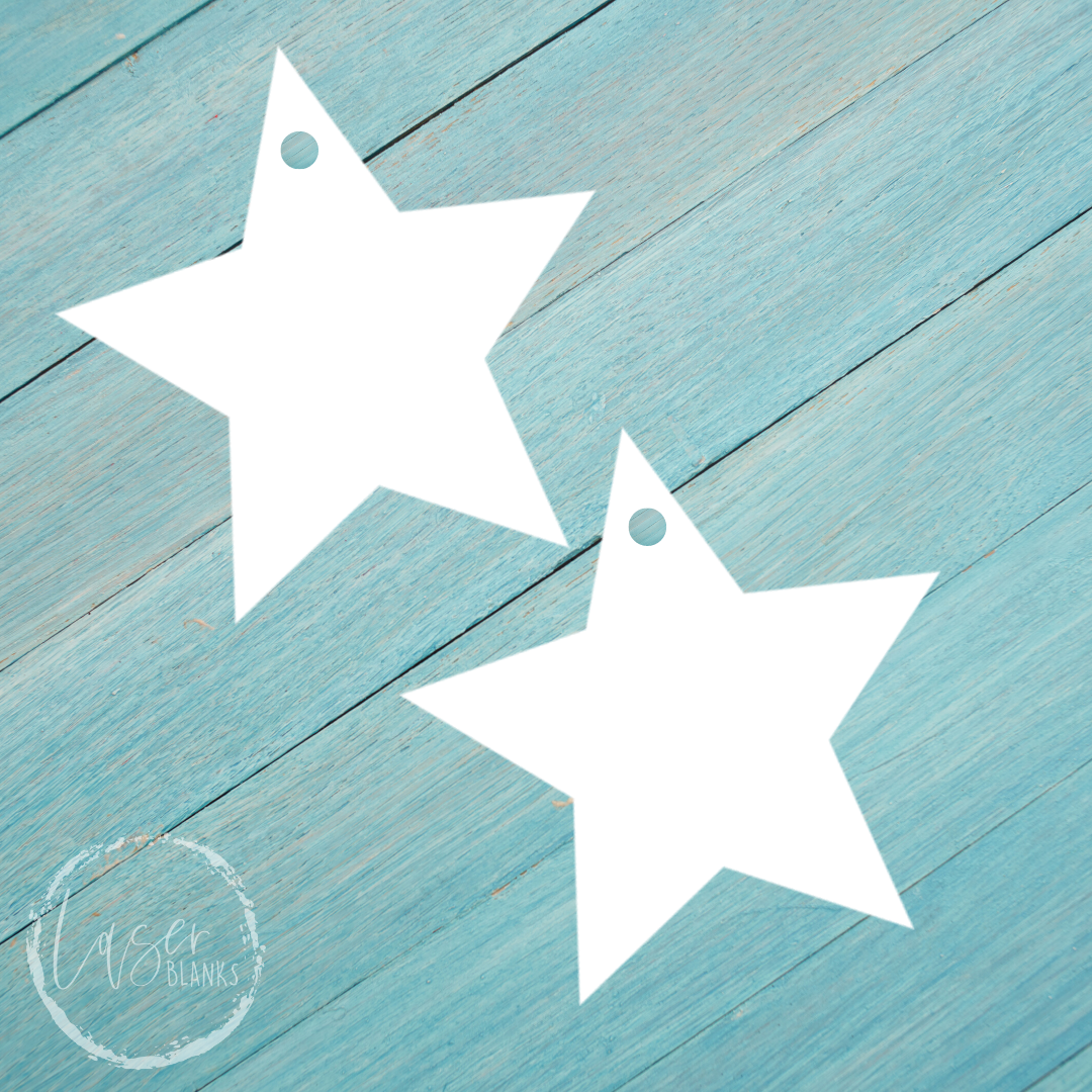 Star Acrylic Keyring 2mm