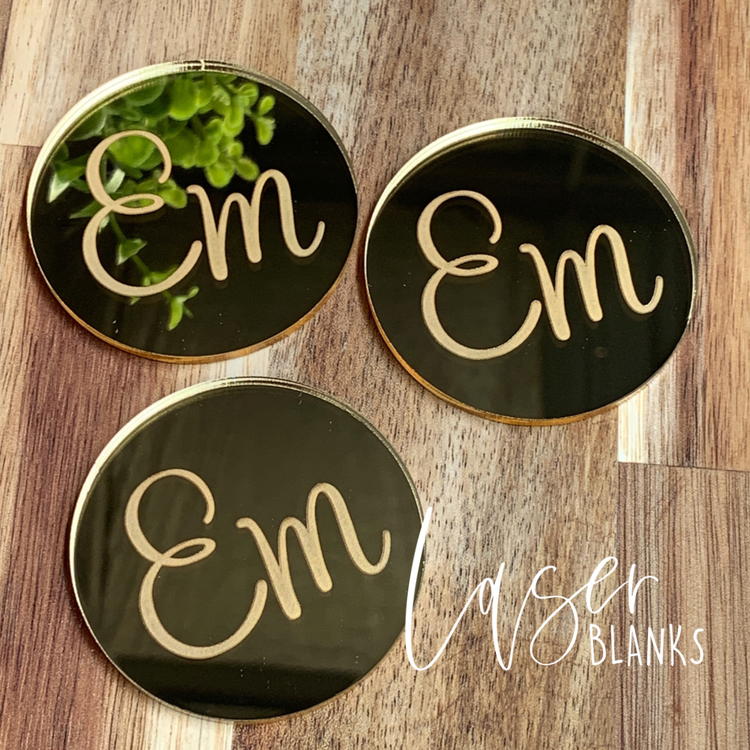 Round 30mm | Keyring 3cm | Acrylic Blank
