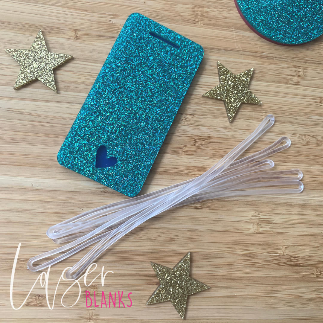 Bag Tag Loops | Clear + Coloured