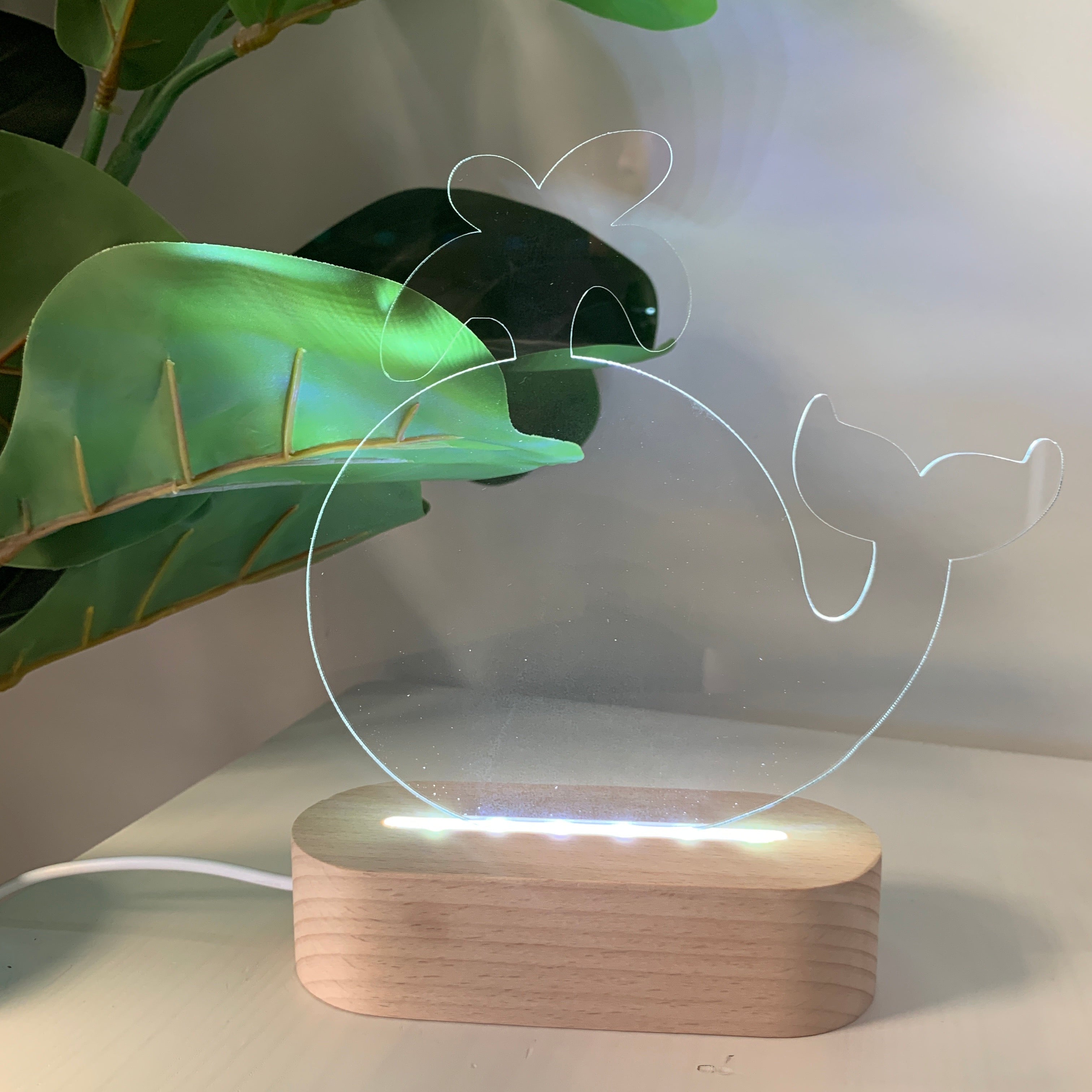 Whale LED Light Insert | Panel