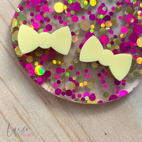 Bow Earring Blanks Acrylic Blanks [Pack of 20]