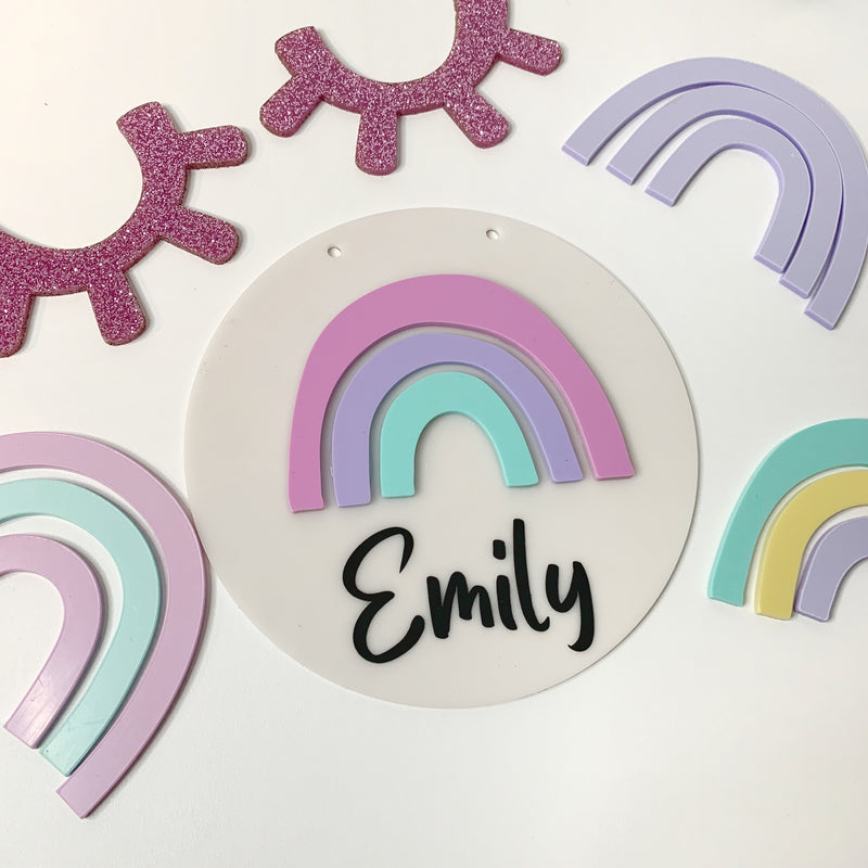 Creating a Rainbow Wall Plaque