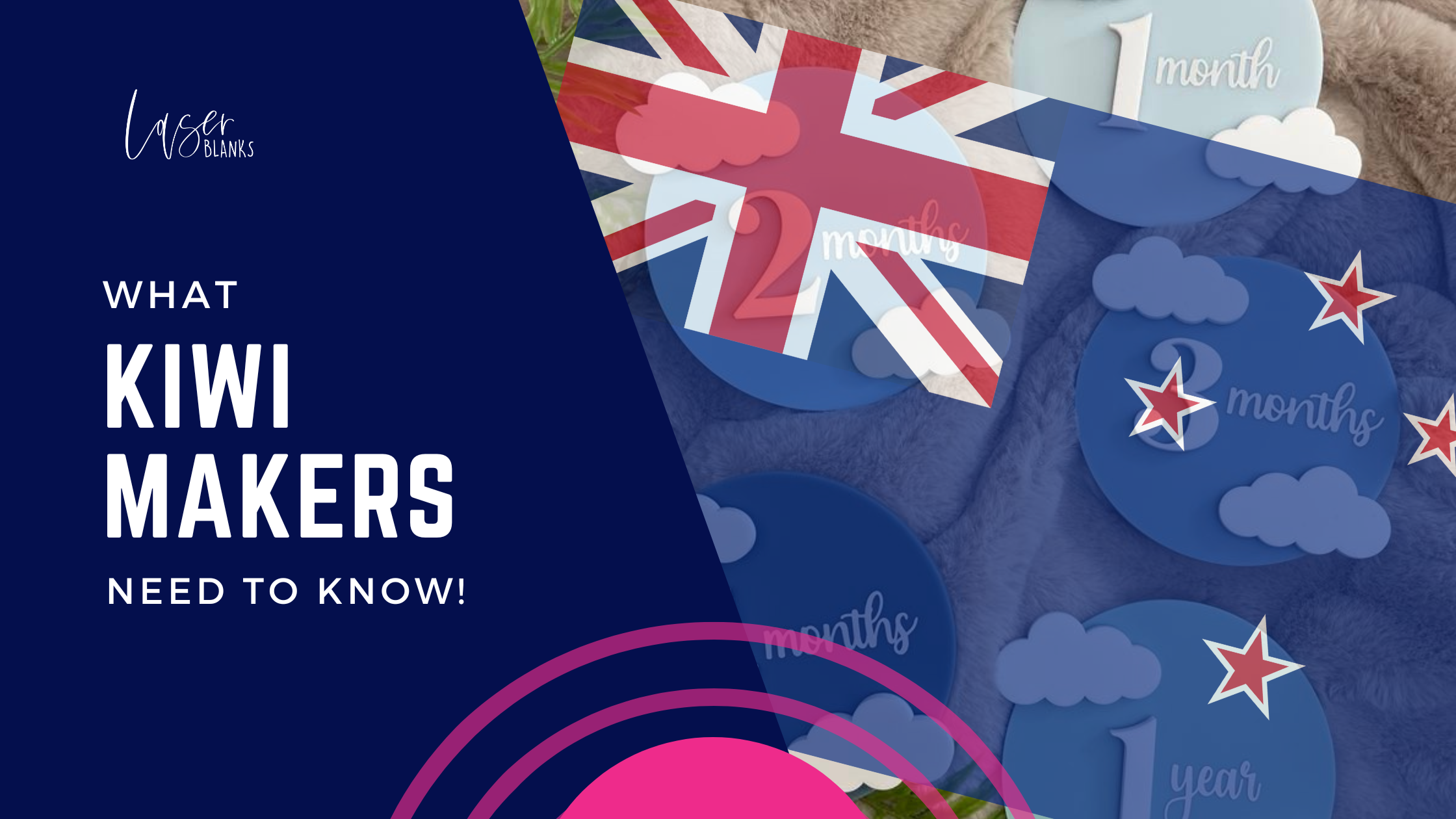 Laser Blanks acrylic blanks now shipping to New Zealand for Kiwi makers and small businesses