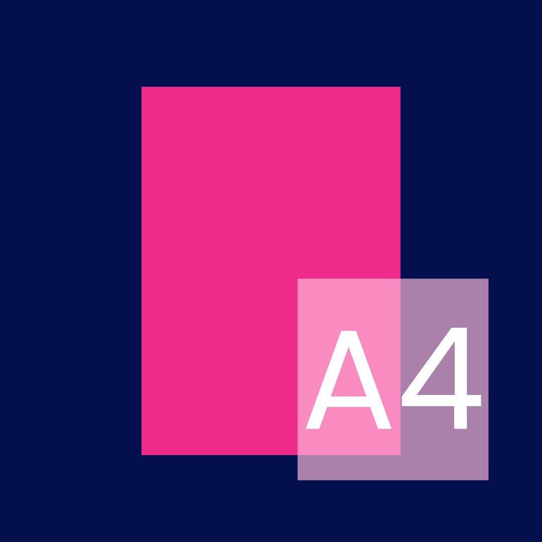 A4 acrylic blank for framed signage