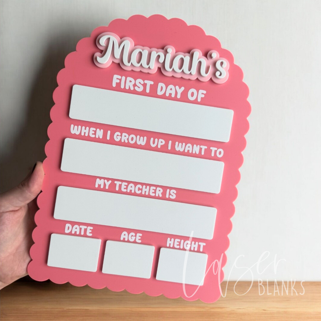 First Day/Last Day School Board