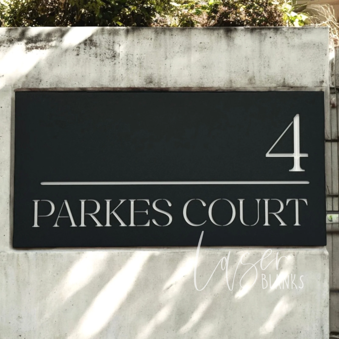 House Number | House Sign | 400mm x 200mm