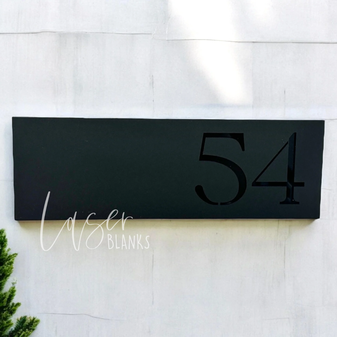 House Number | House Sign | 300mm x 100mm