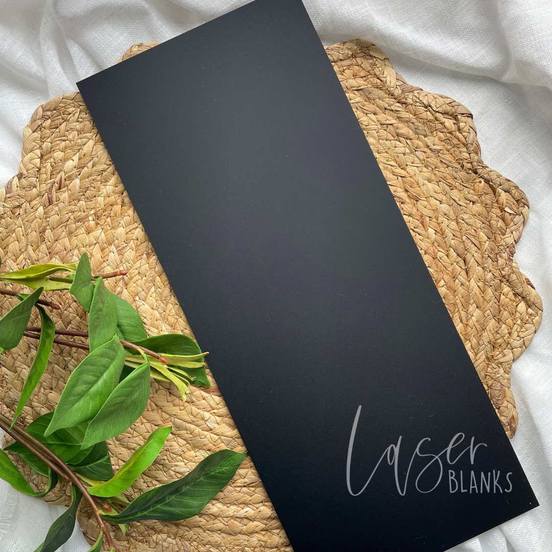 Acrylic fridge planner with vinyl lettering on 300x150mm rectangle blank

