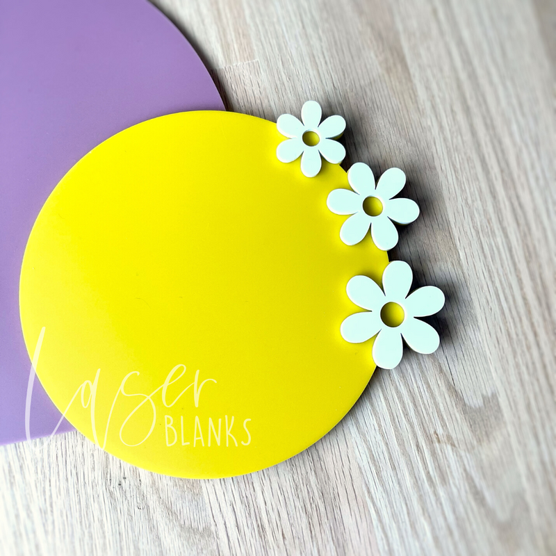 Daisy Plaque | Layered Plaque | 150MM-600MM