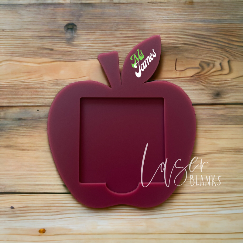 Apple Sticky Note Holder | Post It Holder | Blank