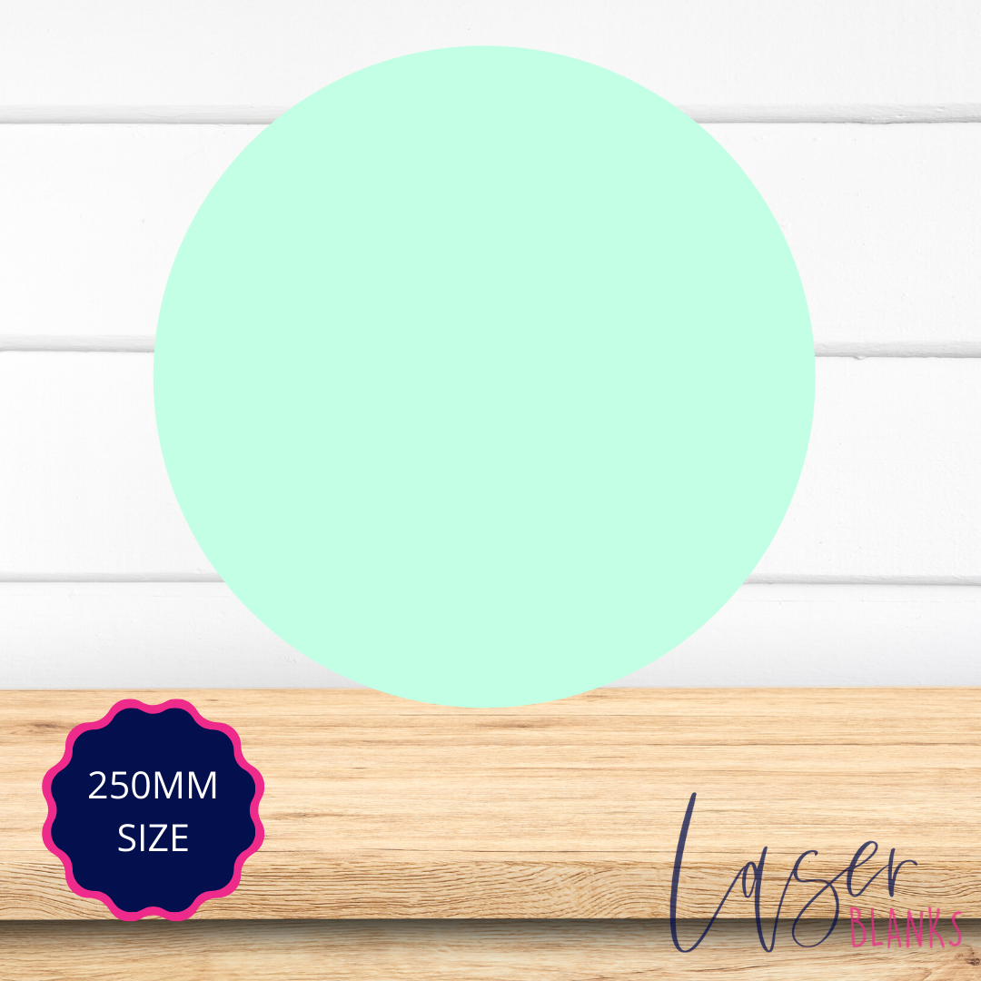 250mm Round Acrylic Blank | 2mm & 3mm