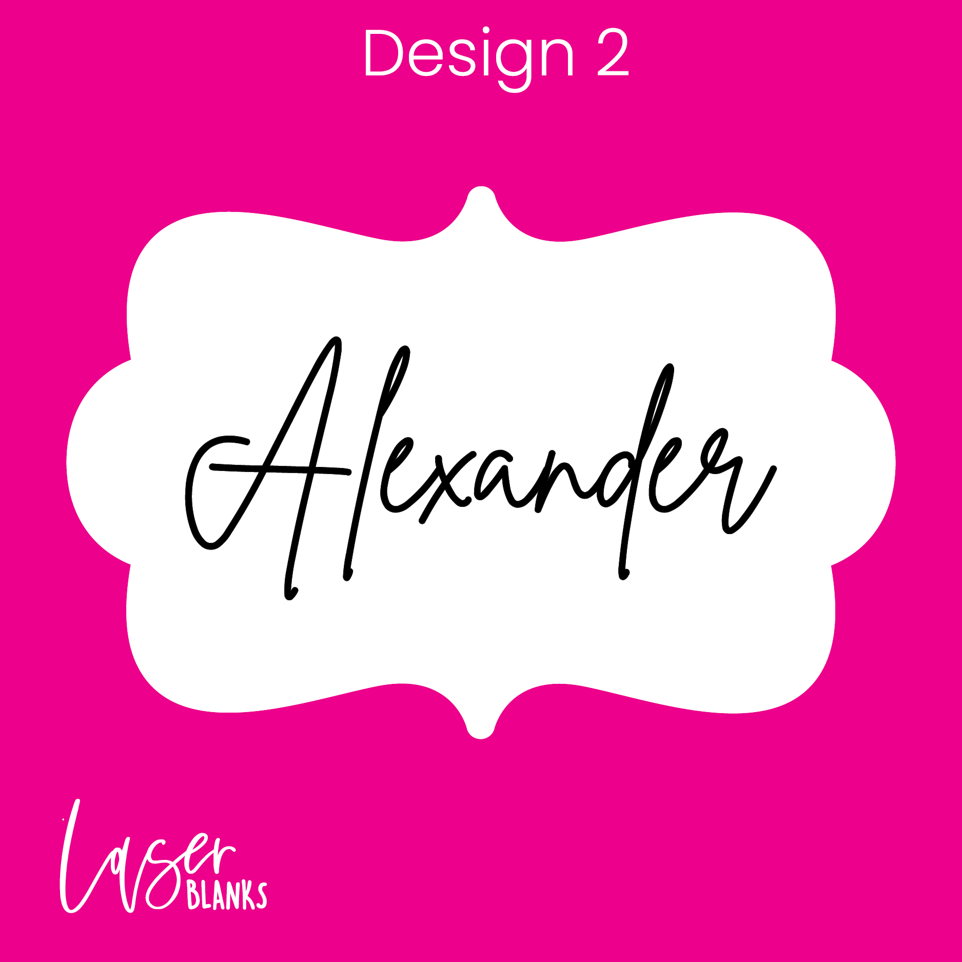 Elegant Wedding Place Card in Mirror Silver – 80mm x 54mm

