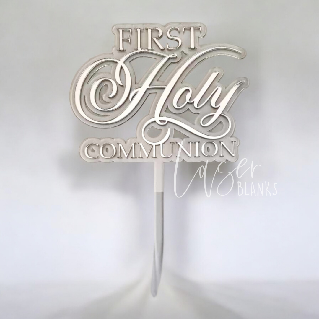 First Holy Communion Cake Topper | Acrylic Cake Topper
