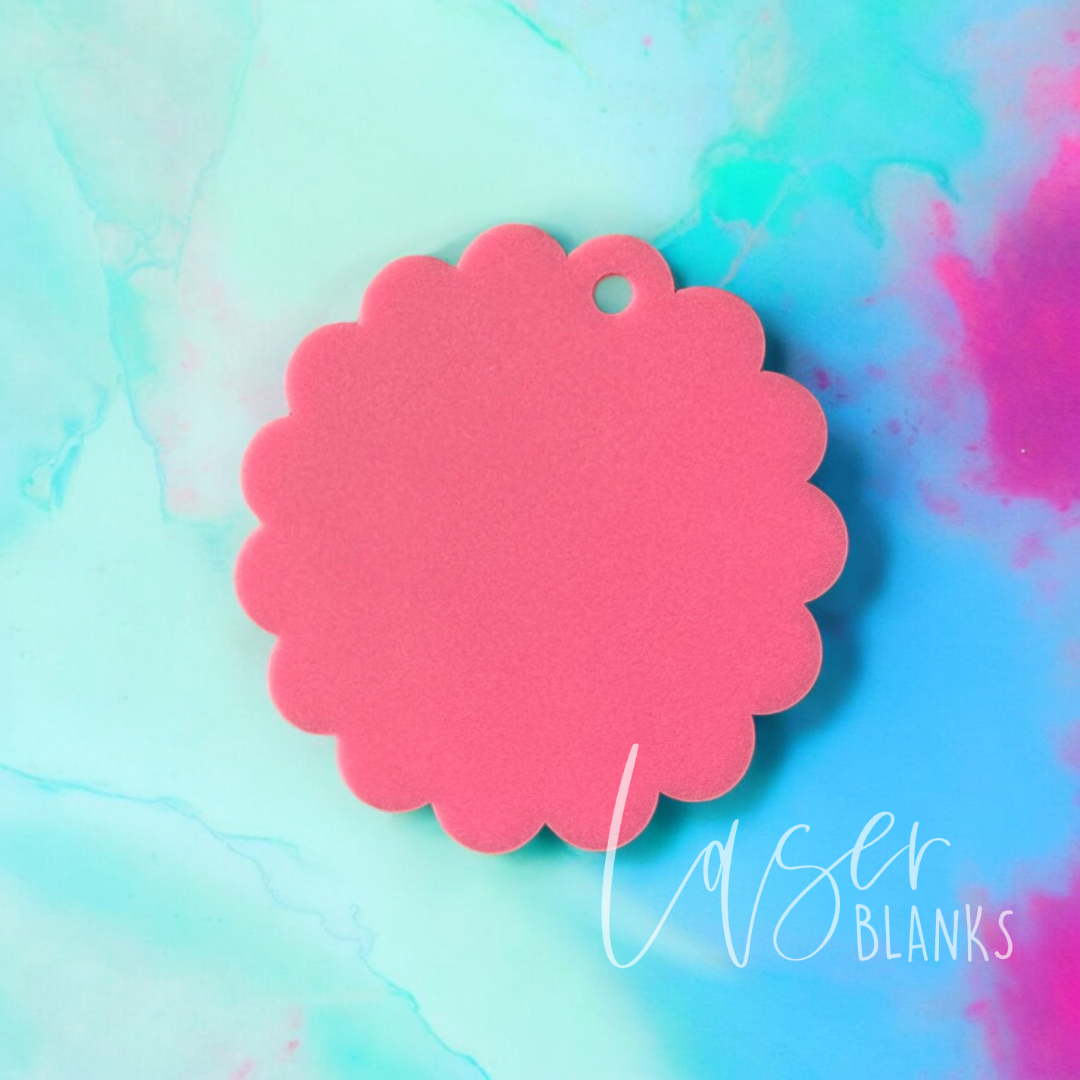 Scalloped 75mm Bauble | Gift Tag